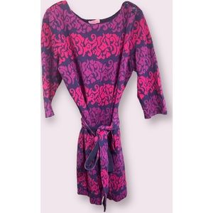 Lilly Pulitzer Jonah Jacquard Sweater Shift Dress (size XL)